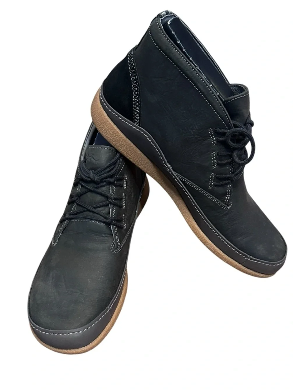 Chaco Montrose Chukka Boots Men’s 9‎ Nickel Gray Leather Casual Comfort NWT
